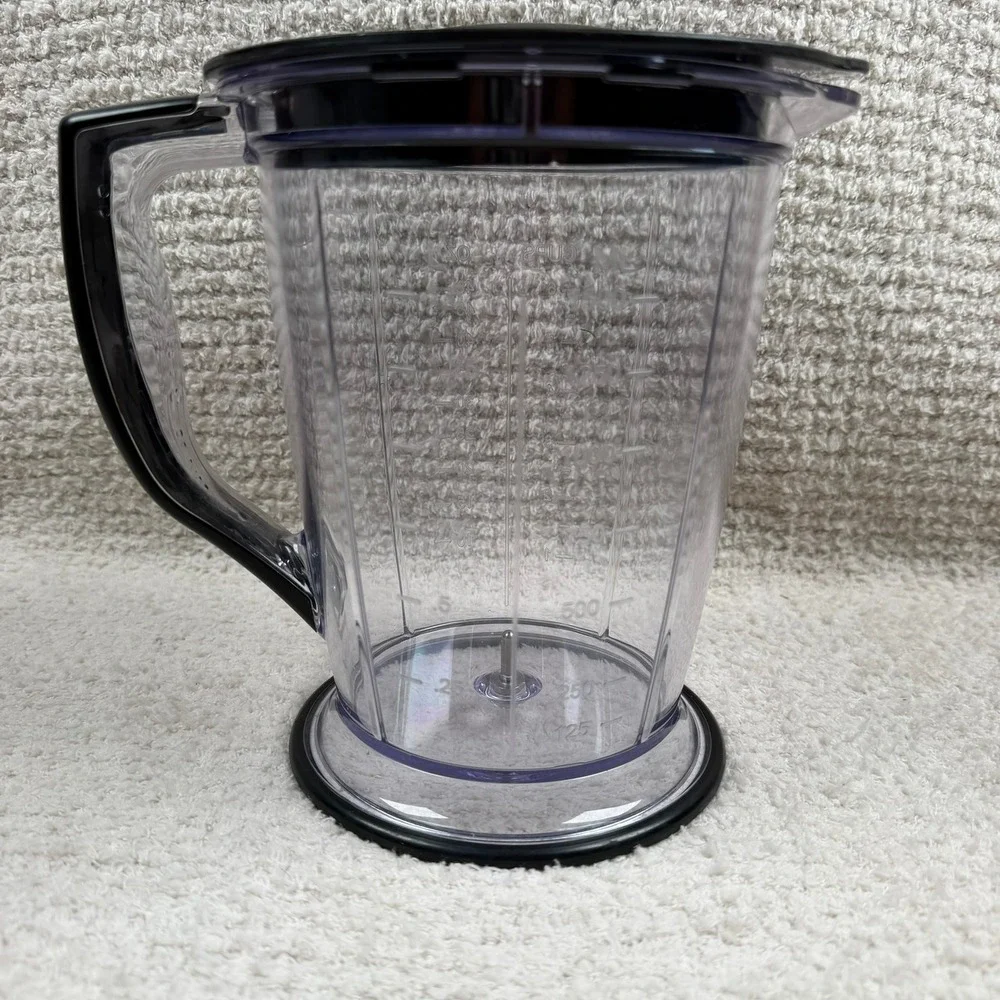Ninja Master Prep Professional 48oz Replacement Pitcher with Lid Clear Black